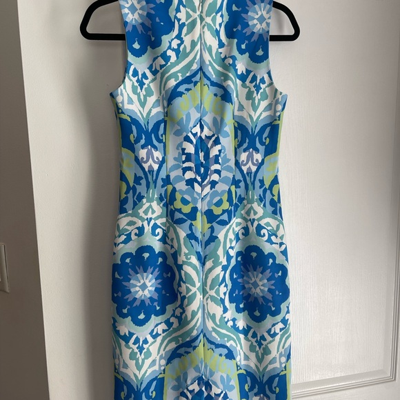 New! J. McLaughlin Belinda Dress Blue Floral. NWT in Size 0. - Picture 4 of 10